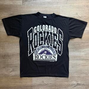 Rockies Men's Black T-shirt